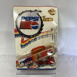 Vintage Golden Wheel Pepsi Team Die Cast Pepsi Cola Red Semi Truck NIP!!